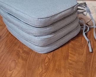 Kitchen chair cushions.