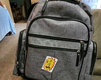 Backpack, suitable for baby gear. 