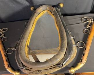 Antique Horse Collar, Mirror Hames