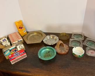VTG Ashtrays Matches