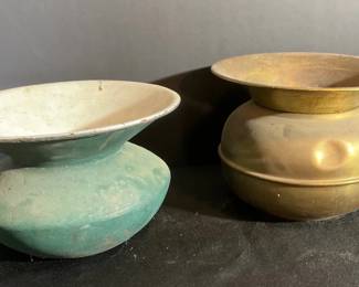 Pair of Spittoons 