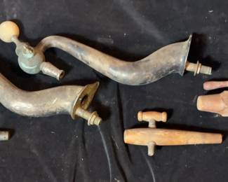 Vintage Beer Taps, Antique Solid Brass Spigot More