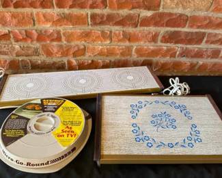 Two Hot Plates Microwave Turntable