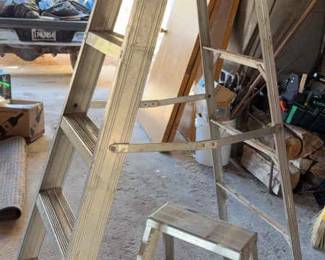 Two Aluminum Ladders