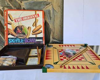 Skittle Bowl Carom Board