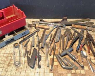 Assorted Hand Tools Tool Tray