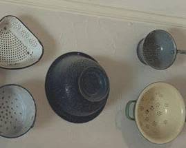 Antique and vintage collanders