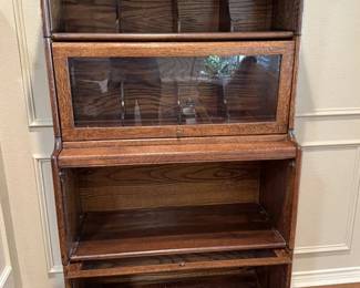 Antique lawyer's bookshelf