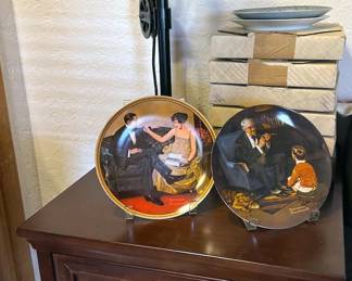 Bradford Exchange Norman Rockwell plates