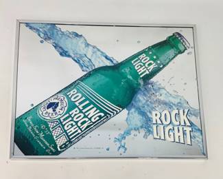 Rolling Rock Light Bar Mirror