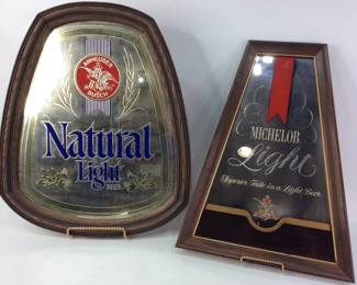 Beer Advertising Mirrors