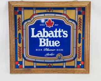 Labatt Blue Pilsener Beer Bar Sign