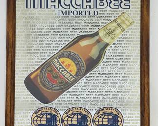  Maccabee Beer Bar Mirror