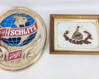 Schlitz Beer Wall Decor