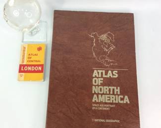 Vintage Crystal Spinning Globe and More