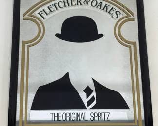 Fletcher & Oakes Bowler Cap Bar Mirror