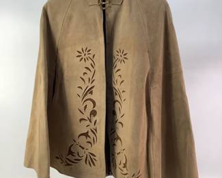 Mexican Suede Cape/Poncho