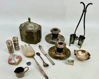 Silver Plated Trinket Box & More