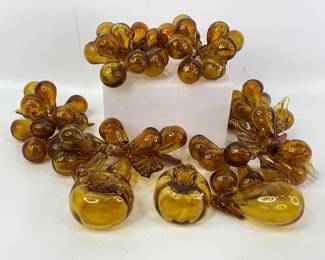 Hand Blown Glass Fruit