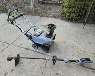 EGO 21" Snow Blower & EGO Battery Operated Weed Wacker