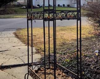 Yard Decor to Include Cement, Wrought Iron, Resin, & Pottery