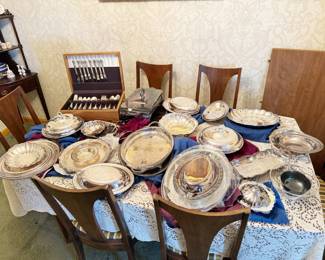 Lots of silver plated pieces!