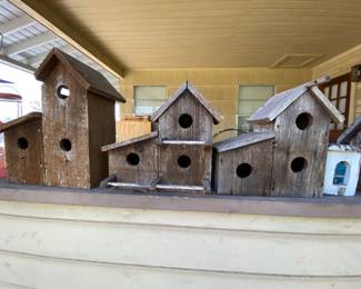 old birdhouses