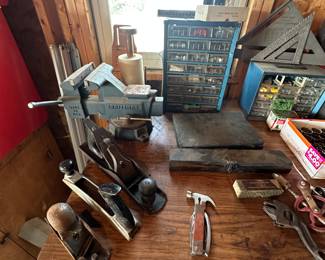 Great craftsman Vice, some very old planners! 