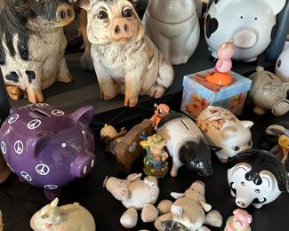 Bottom shelf and table are COVERED! 