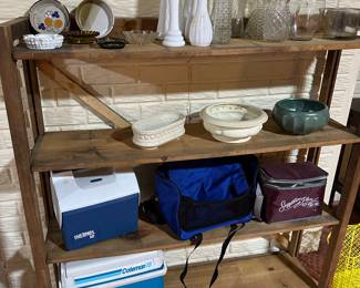 The obligatory basement Odd and End shelf! 