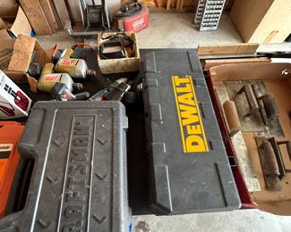 Close Ups of some of our great garage items!  DEWALT Reciprocating Saw! NEAR MINT! Used once? 