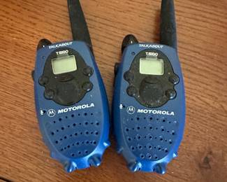 A set of Motorola Walkie Talkies!