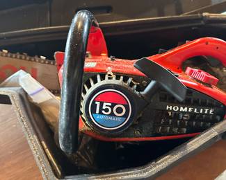 A VERY nice Homelite Chainsaw in case! 