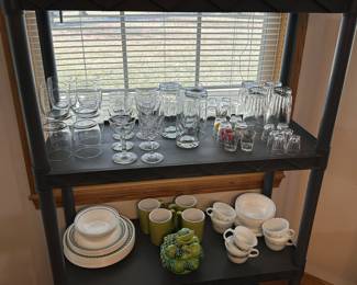 A THIRD shelf in the dining room! 