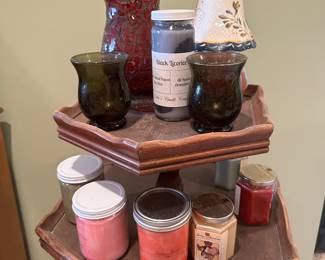 Candles, candles everywhere! AND I MEAN EVERYWHERE! 