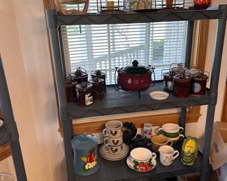 FIFTH shelf filled with great items! Top to bottom filled with usable items in excellent condition! 