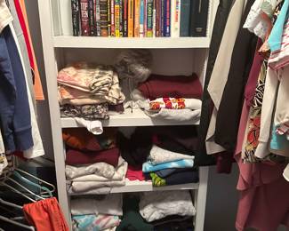 More of the clothes closet! Shoes, saddles, etc…