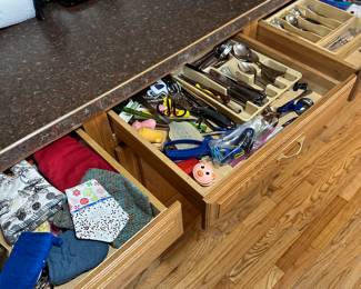 Got the keys today! Here are the pic for the initial walk through! We did not open any boxes or totes! This is just what was out waiting for us! More detailed photos added almost daily starting next week!