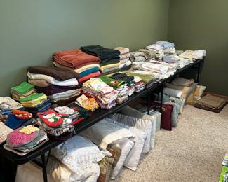 The LINEN ROOM! Everything from A to Z in linens! 