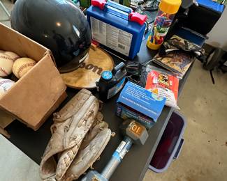 A wide assortment of items, sports to camping to driving! 