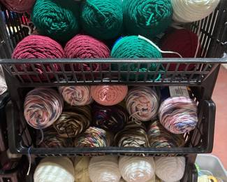 More skeins of yarn! LOTS OF THEM!