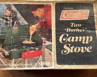 Nice Vintage Coleman Camp Stove in the original box! 