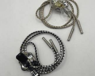 Lot 122 | Pair of Bejewelled Bolo Ties

