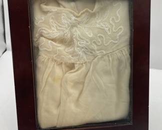 Lot 223 | Christening Dress in Shadowbox Antique Lace
