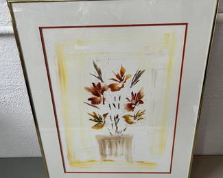 Lot 332 | Framed Watercolor Print
