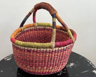 Lot 21 | Ghanian Bolga Basket Handmade Market Basket
