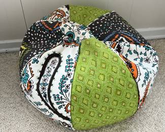 Lot 100 | Boho Cool Bean Bag Footstool Cushion Seat green
