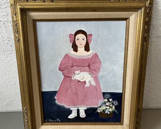 Lot 333 | Original Acrylic on Canvas Painting in Frame
