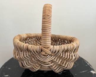 Lot 18 | Smaller Woven Harvest Foraging Basket
