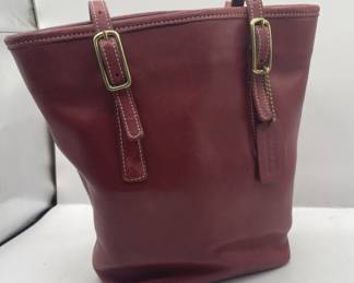 Lot 132 | 1997 Coach Red Leather Bucket Bag y2K era
